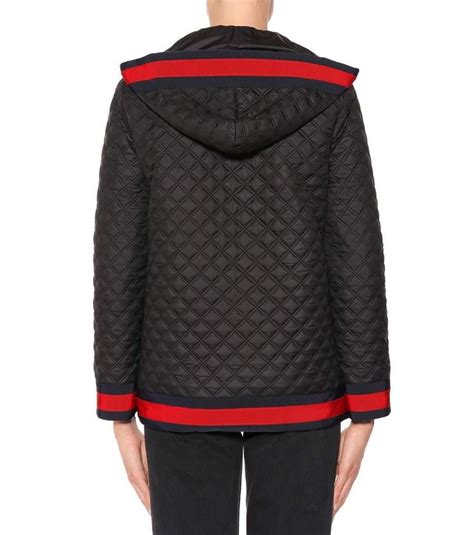 gucci 398770 coat winter 2015|gucci black diamond quilted coat.